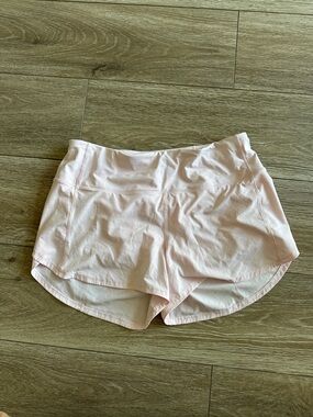 lululemon athletica light pink Athletic Shorts with High Waist